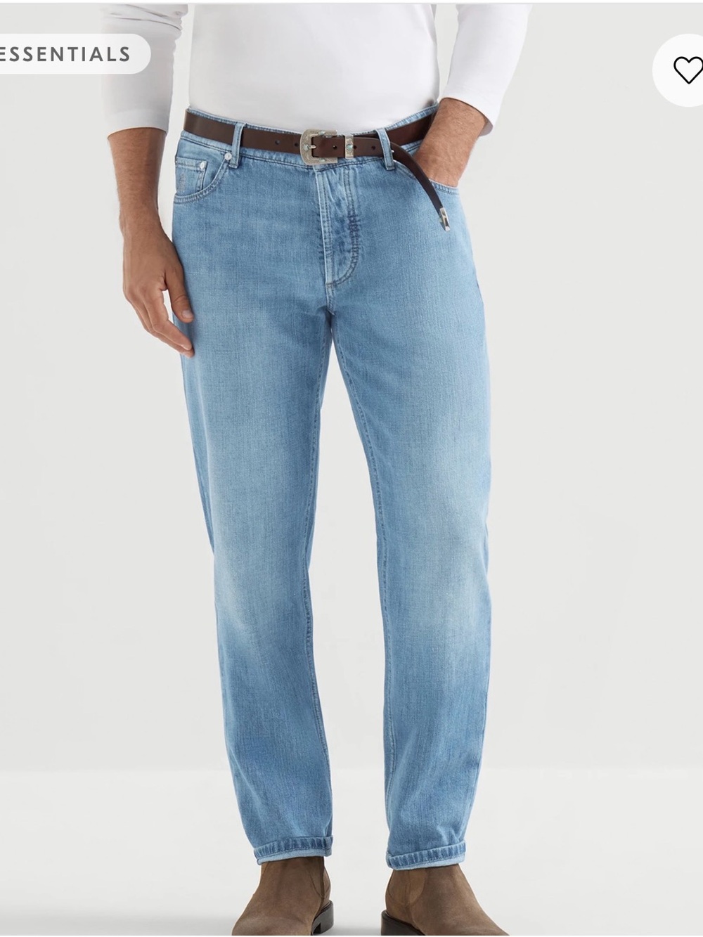 brunello cucinelli mens jeans traditional fit